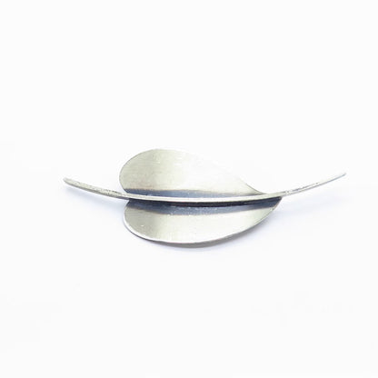 925 Sterling Silver Vintage BEAU Leaf Pin Brooch