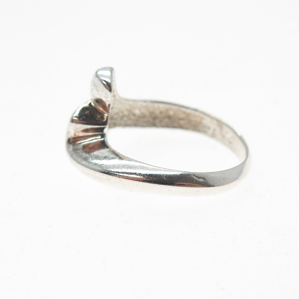 CLYDE DUNEIER CID 925 Sterling Silver Vintage Modernist Ring Size 6