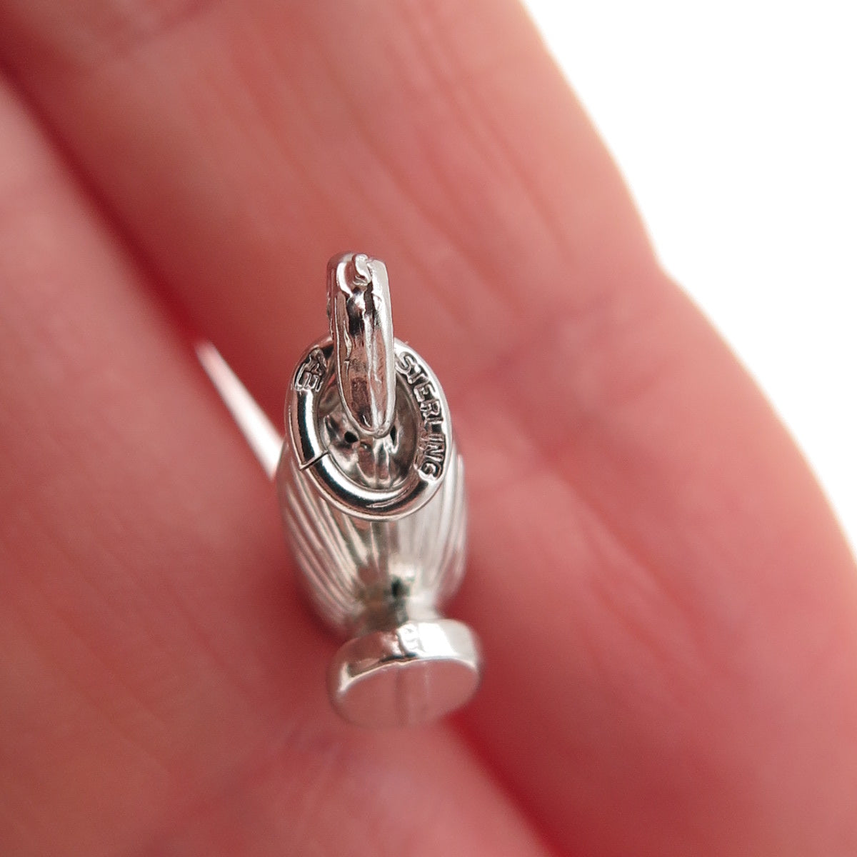 AE Art's Elegance 925 Sterling Silver Vintage Aladdin Lamp 3D Mini Charm Pendant