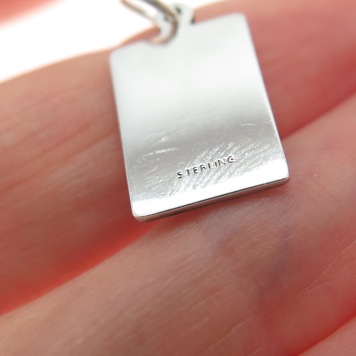 925 Sterling Silver Enamel My Calendar Is Up To Date Minimalist Charm Pendant