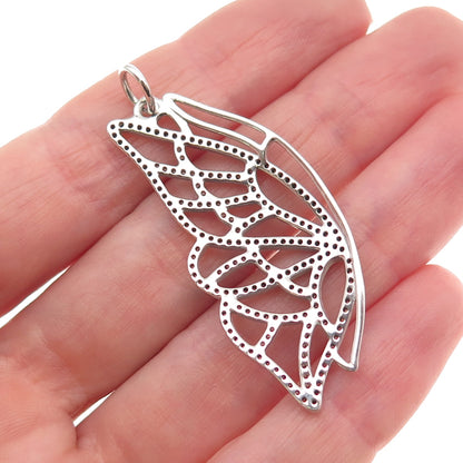 Pandora 925 Sterling Silver Round-Cut C Z Butterfly Pendant