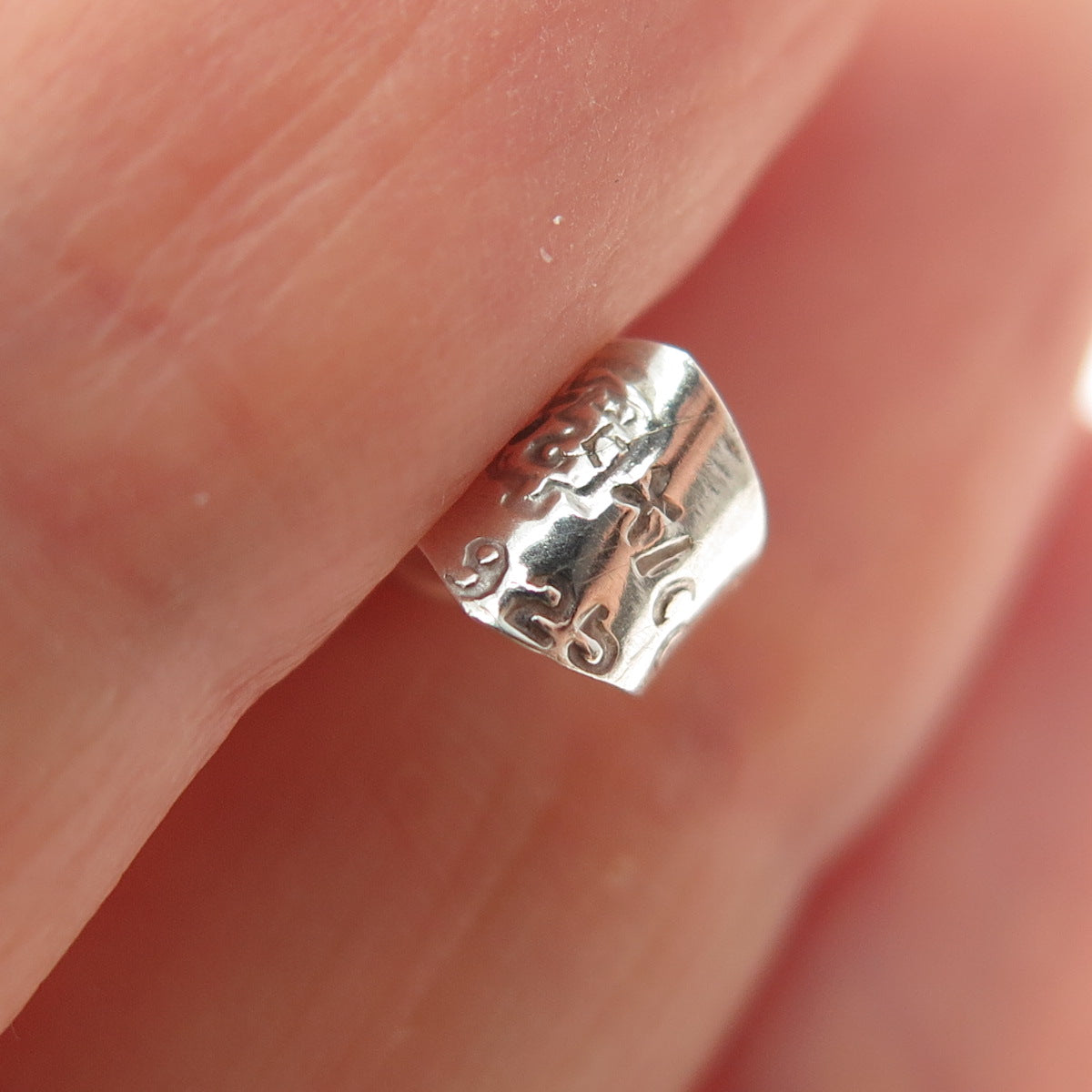 925 Sterling Silver Vintage Mexico Turtle 3D Charm Pendant