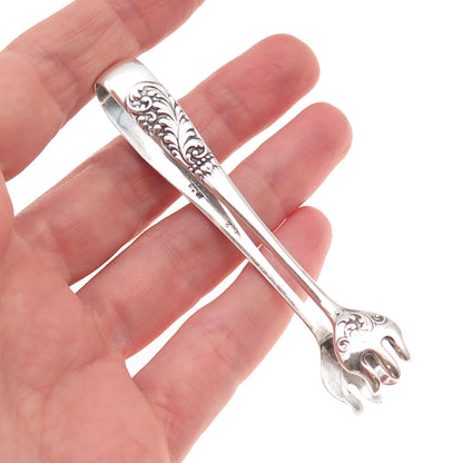 Gorham 925 Sterling Silver Antique Art Deco Sugar Tongs #62