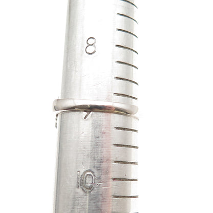 HT Harold Trujillo 925 Sterling Silver Real Diamond Opal Red Garnet Ring Size 9