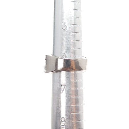 925 Sterling Silver Round-Cut Lab-Created Ruby & C Z Ring Size 6.5