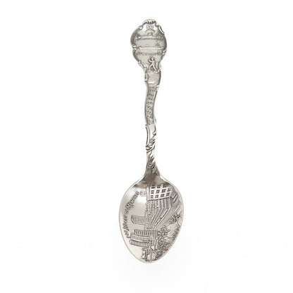 Shepard Sterling Silver Antique Art Deco Heart of Memphis Tennessee Coffee Spoon