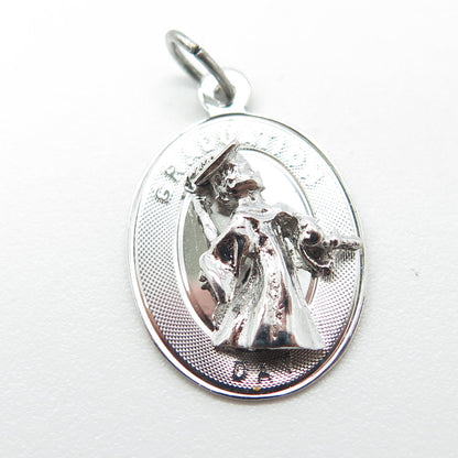 925 Sterling Silver Vintage "Graduation Day" Student Pendant