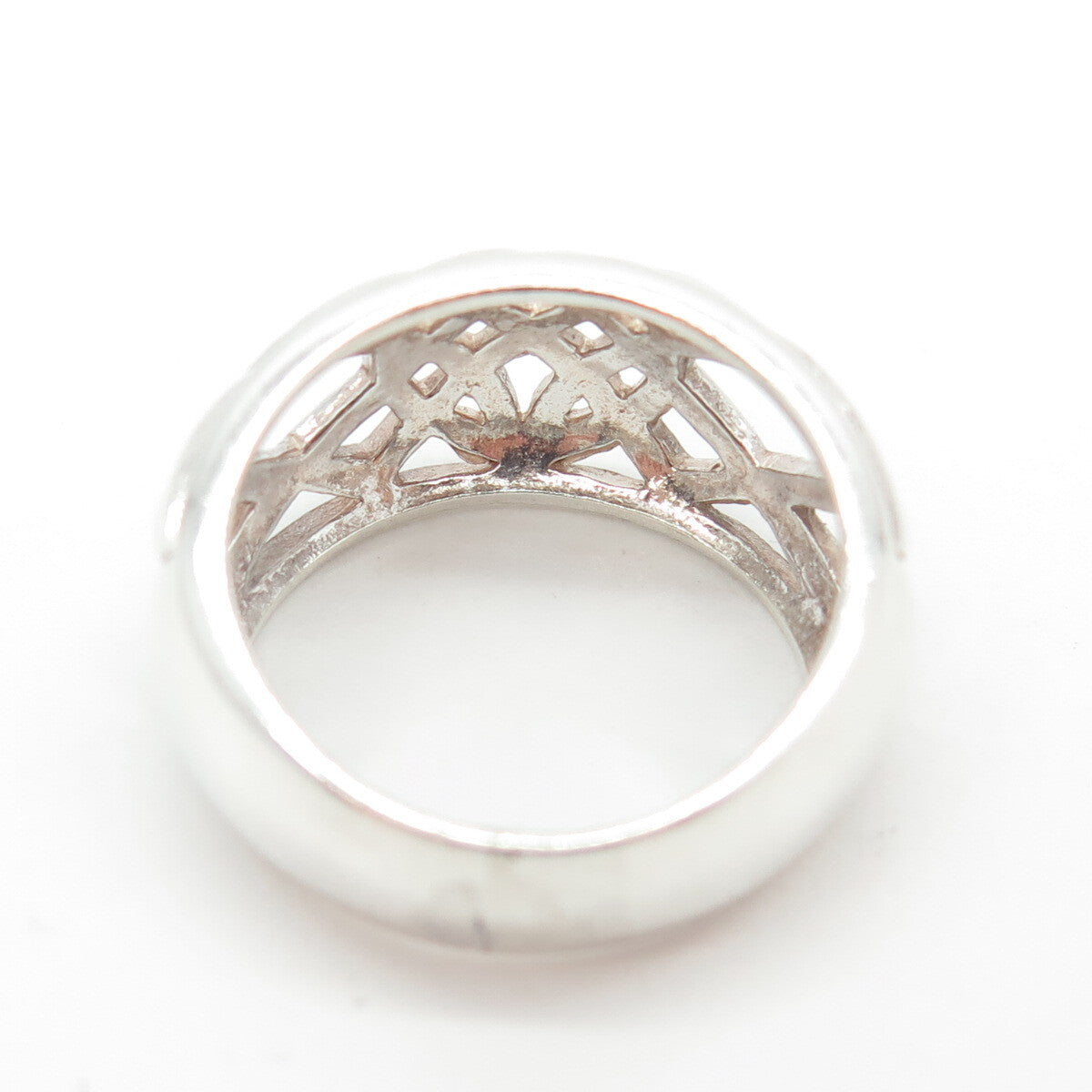 925 Sterling Silver Vintage Celtic Knot Ring Size 7