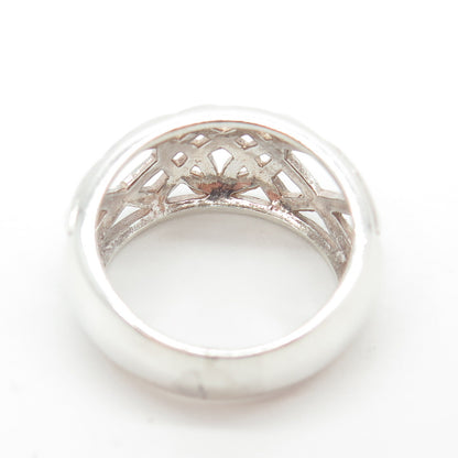 925 Sterling Silver Vintage Celtic Knot Ring Size 7