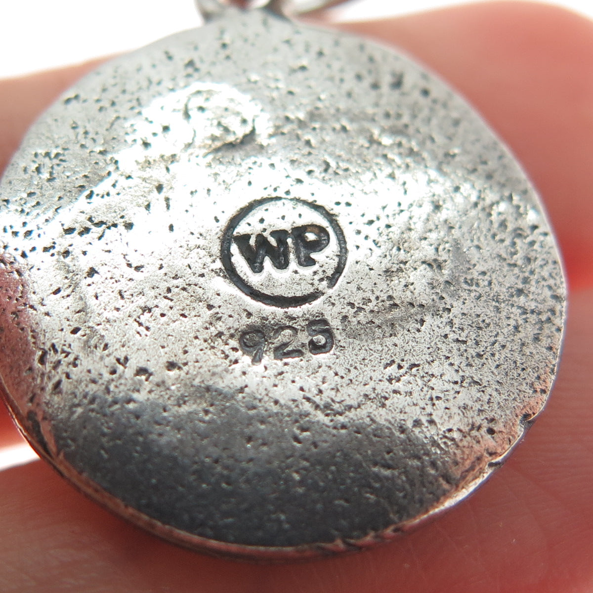 WAXING POETIC 925 Sterling Silver 2-Tone Vintage Snake Oxidized Charm Pendant