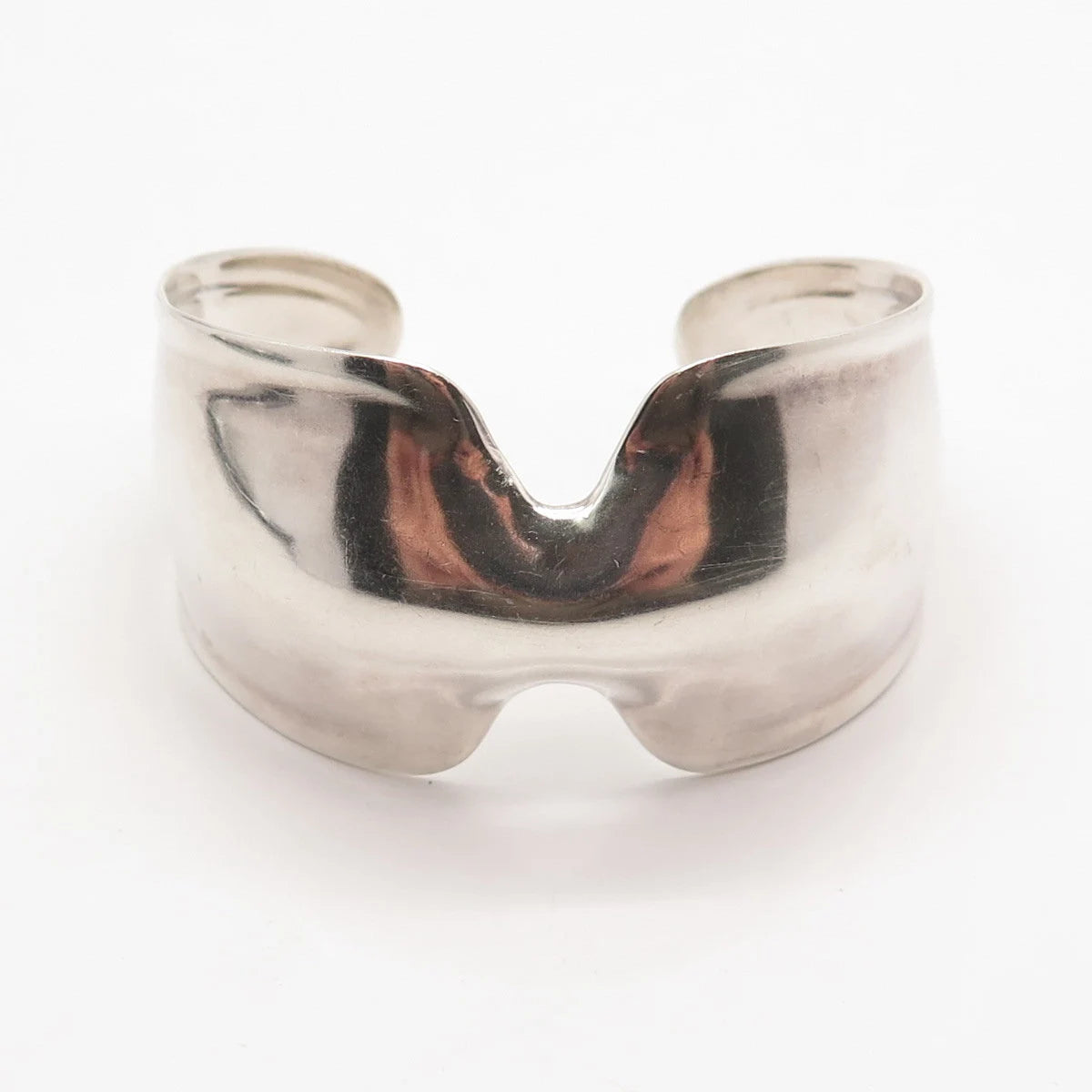 925 Sterling Silver Vintage Robert Lee Morris Wide Adjustable Cuff Bracelet 7"