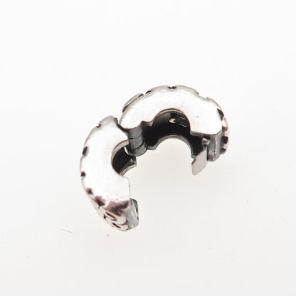 Pandora 925 Sterling Silver S Swirl Clip Charm