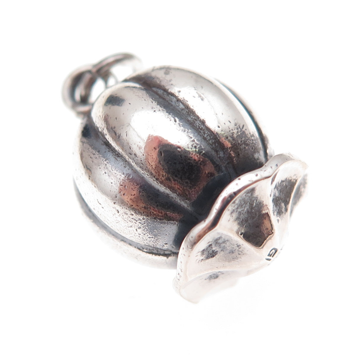 Georg Jensen 925 Sterling Silver Vintage Denmark Air Balloon 3D Charm Pendant