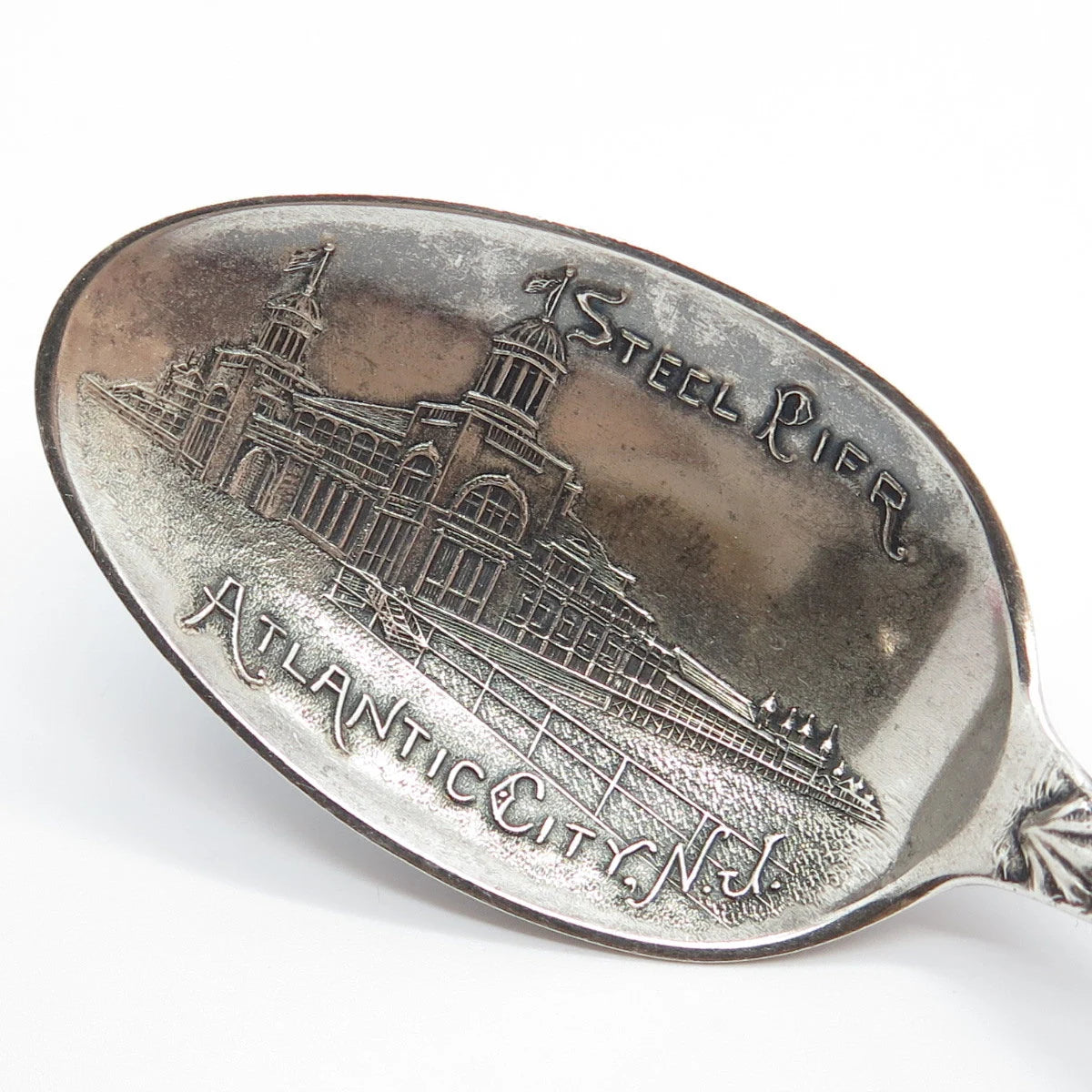 925 Sterling Silver Vintage Paye & Baker Steel Pier Atlantic City Tea Spoon