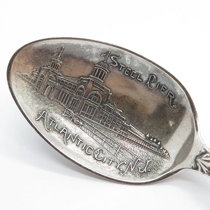 925 Sterling Silver Vintage Paye & Baker Steel Pier Atlantic City Tea Spoon