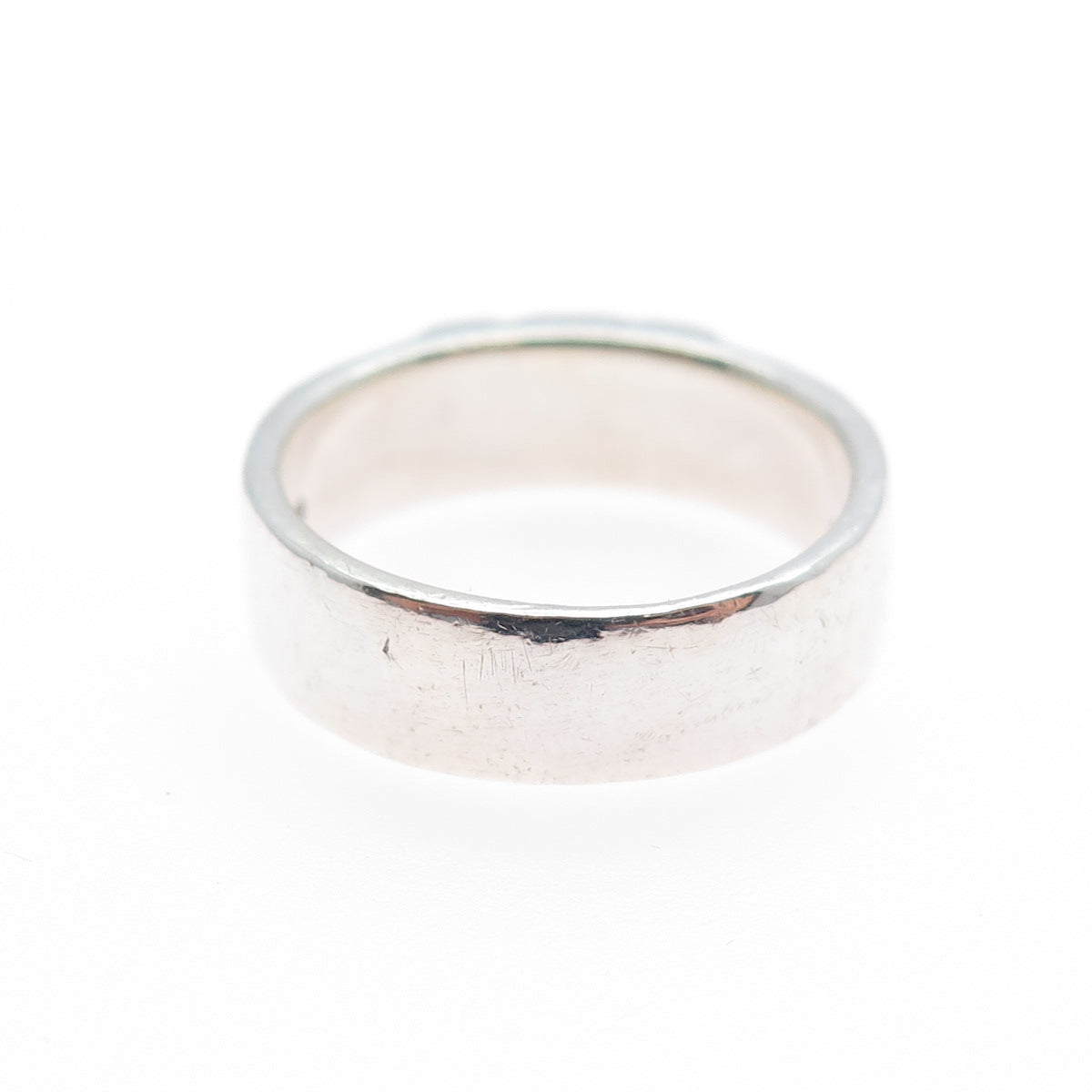 PETER STONE 925 Sterling Silver Vintage Celtic Knot Oxidized Band Ring Size 6