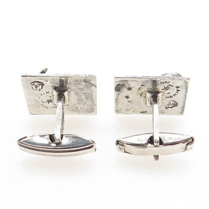 925 Sterling Silver Vintage Mexico Mouse Cufflinks