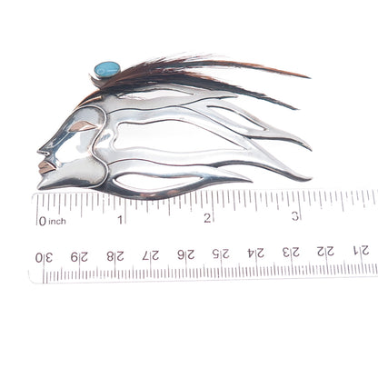 925 Sterling 14K Gold Vintage Real Opal Feather Fairy Centerpiece Slide Pendant