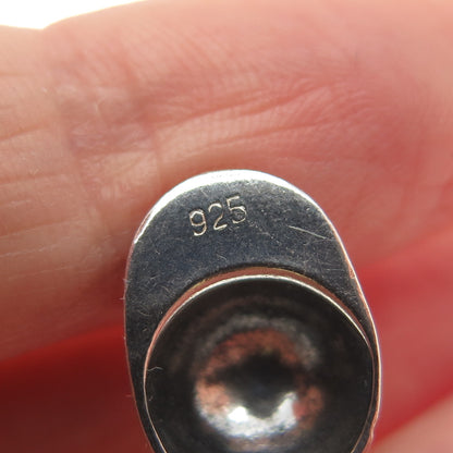 925 Sterling Silver Vintage Cap Minimalist 3D Charm Pendant