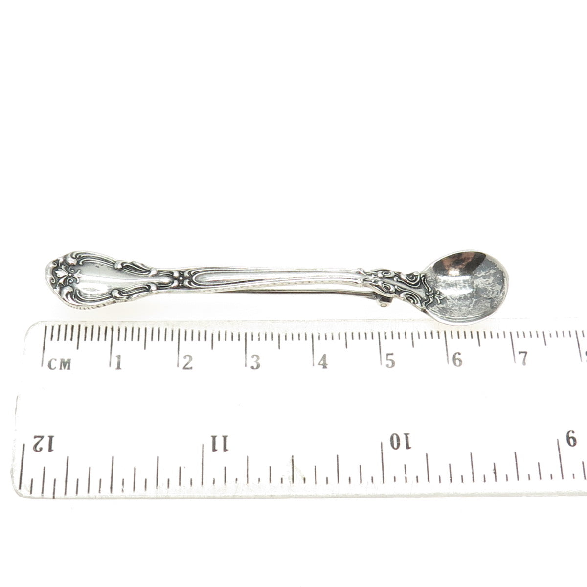 GORHAM 925 Sterling Silver Antique 1895 Chantilly Salt & Spices Spoon