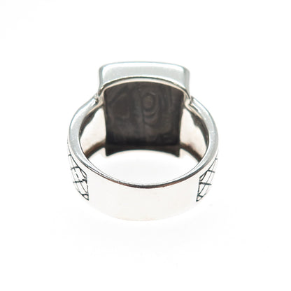 PHLD PlayHardLookDope 925 Sterling Silver Real Jasper Ring Size 10.75