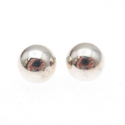 Tiffany & Co. 925 Sterling Silver Vintage HardWear 10mm Ball Stud Earrings
