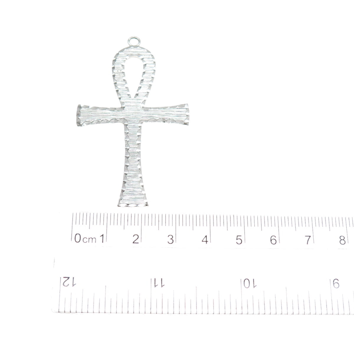 CARL ART 925 Sterling Silver Vintage Egyptian Ankh Pendant