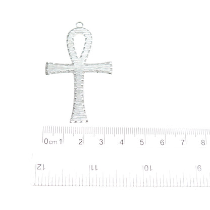 CARL ART 925 Sterling Silver Vintage Egyptian Ankh Pendant