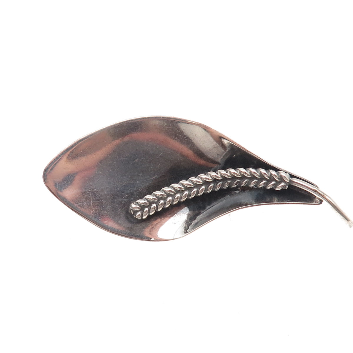 Carl Ove Frydensberg 925 Sterling Silver Vintage Denmark Calla Lily Pin Brooch
