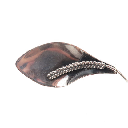 Carl Ove Frydensberg 925 Sterling Silver Vintage Denmark Calla Lily Pin Brooch