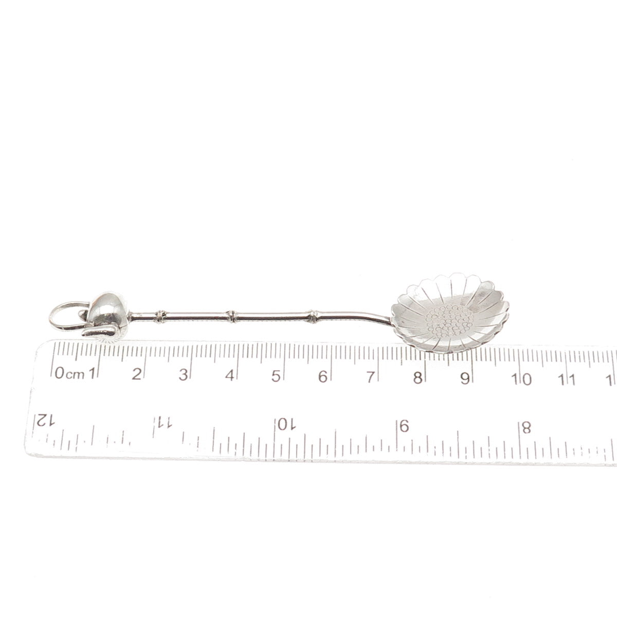 950 Silver Antique Japan Teapot Coffee Spoon