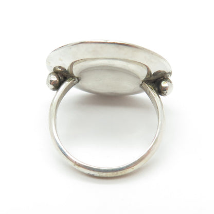 925 Sterling Silver Vintage Spades Playing Cards Symbol Oxidized Ring Size 7