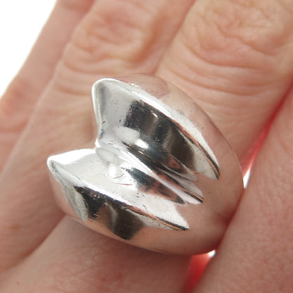 ESPO JOSEPH ESPOSITO 925 Sterling Silver Vintage Modernist Ring Size 7.25