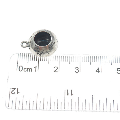 Old Pawn 925 Sterling Silver Vintage Southwestern Native Bowl Charm Pendant