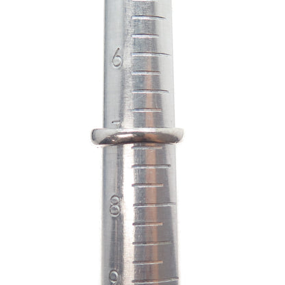 925 Sterling Silver Real Diamond & Blue Topaz Ring Size 7.25