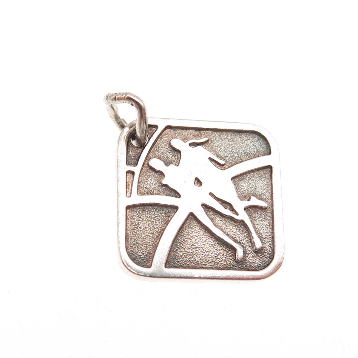 Tiffany & Co. Sterling Silver Vintage Nike Women's Marathon 2007 Mini Pendant