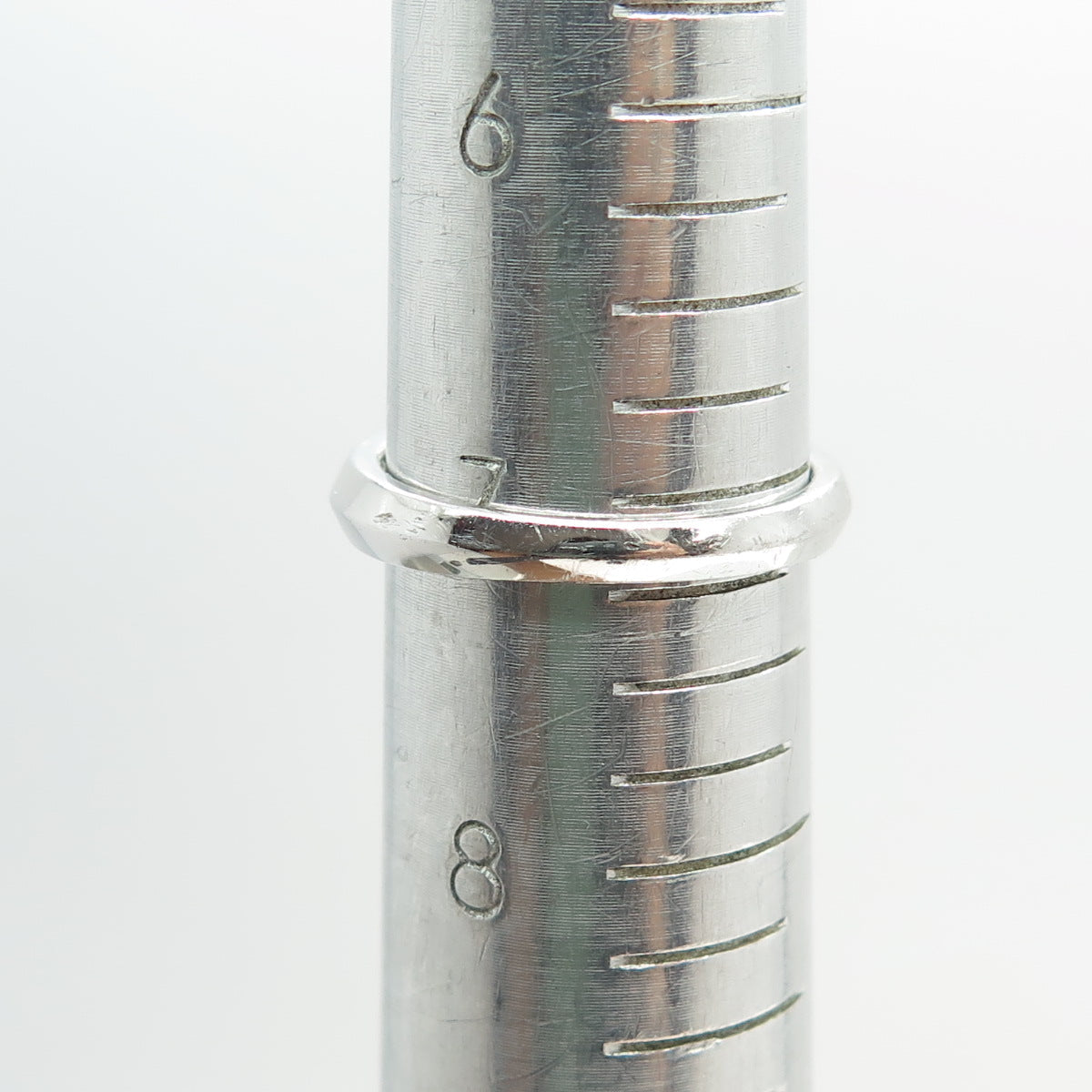 925 Sterling Silver Radiant & Triangle C Z Engagement Ring Size 7.25