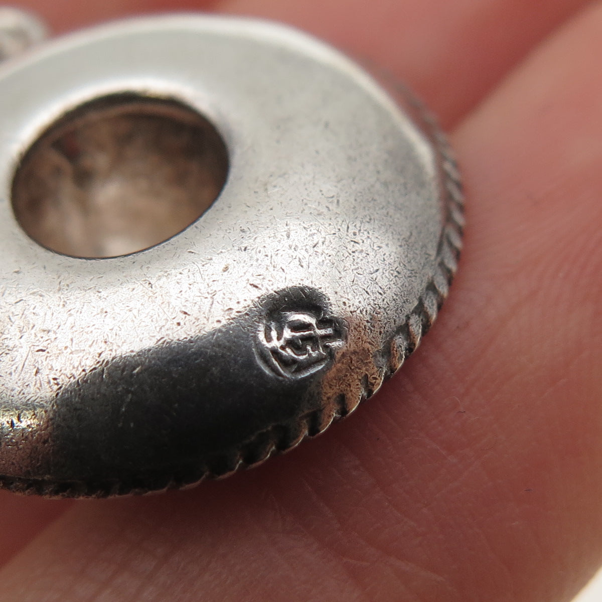 925 Sterling Silver Vintage Mexico Sombrero Oxidized 3D Charm Pendant