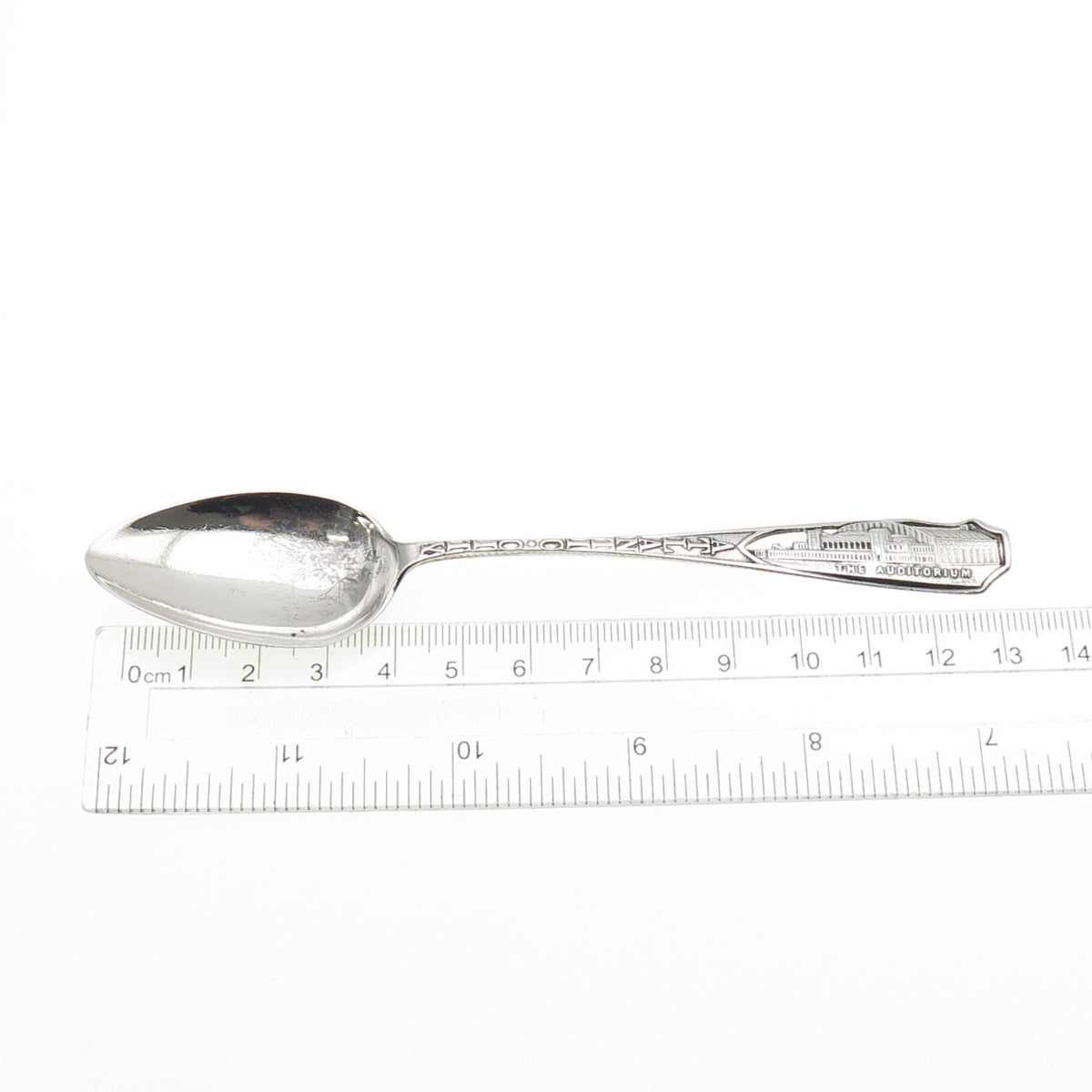 Watson Sterling Silver Antique Art Deco Atlantic City Auditorium Coffee Spoon