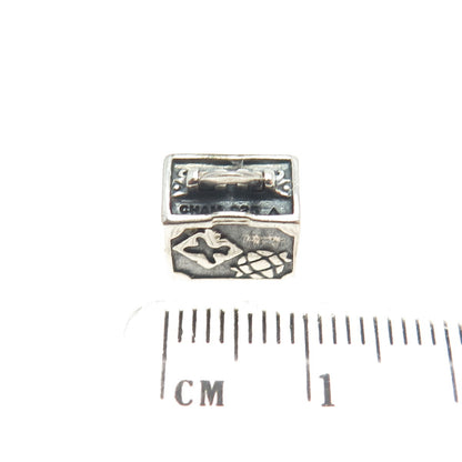 CHAMILIA 925 Sterling Silver NY Travel Suitcase Bead Charm