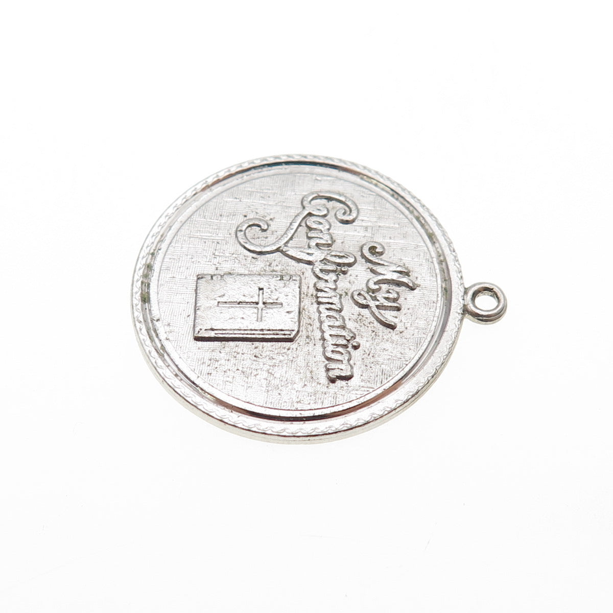 Griffith & Sons 925 Sterling Silver Vintage My Confirmation Mini Charm Pendant