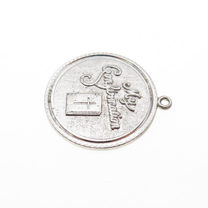 Griffith & Sons 925 Sterling Silver Vintage My Confirmation Mini Charm Pendant