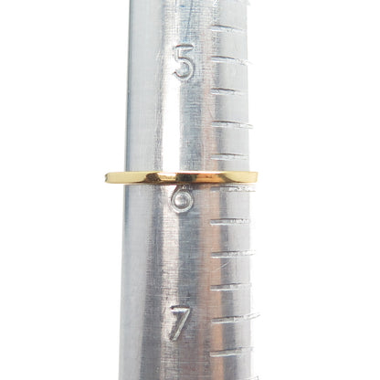 925 Sterling Silver Gold Plated Round-Cut C Z Cross Ring Size 6