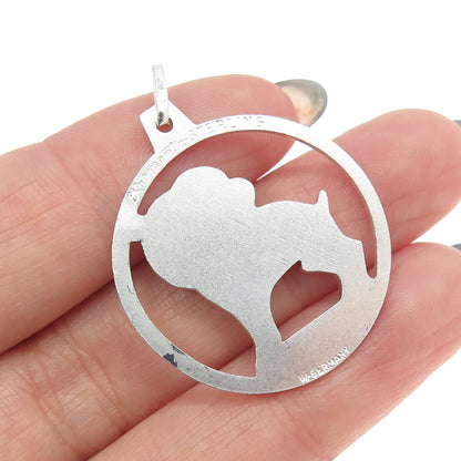 KREMENTZ 925 Sterling Silver Vintage Aries Zodiac Sign Pendant