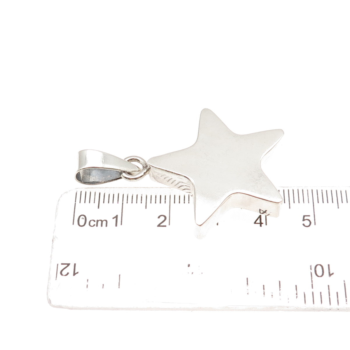 925 Sterling Silver Vintage Star Pendant