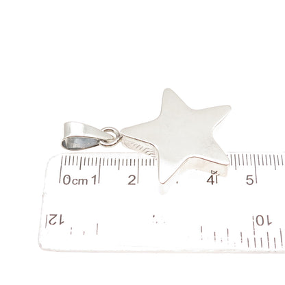 925 Sterling Silver Vintage Star Pendant