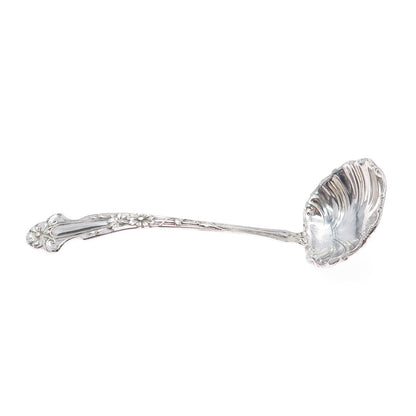 R. BLACKINTON 925 Sterling Silver Antique Art Deco Daisy Gravy Ladle