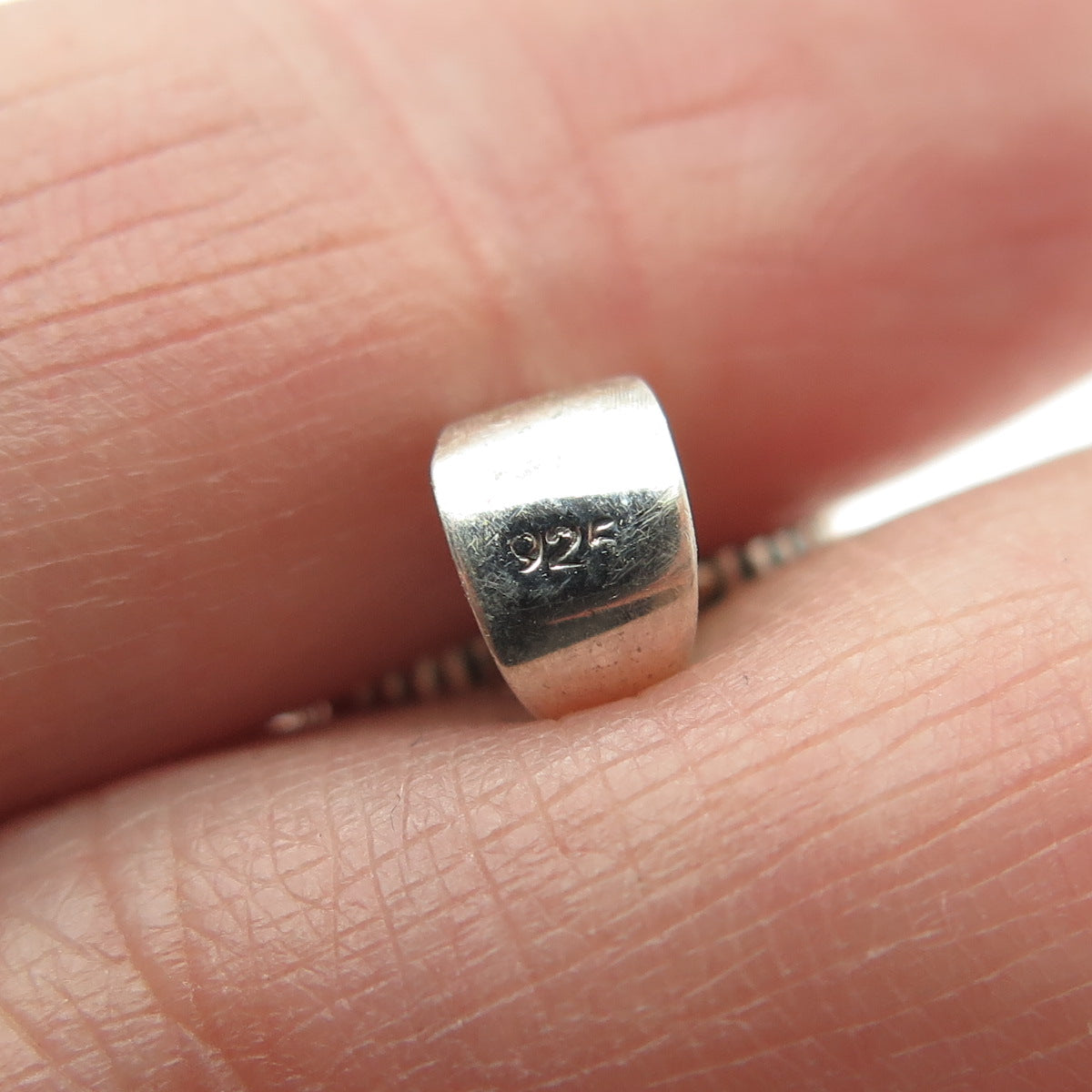 925 Sterling Silver Vintage Real Smoky Quartz Dragonfly Ornate Pendant