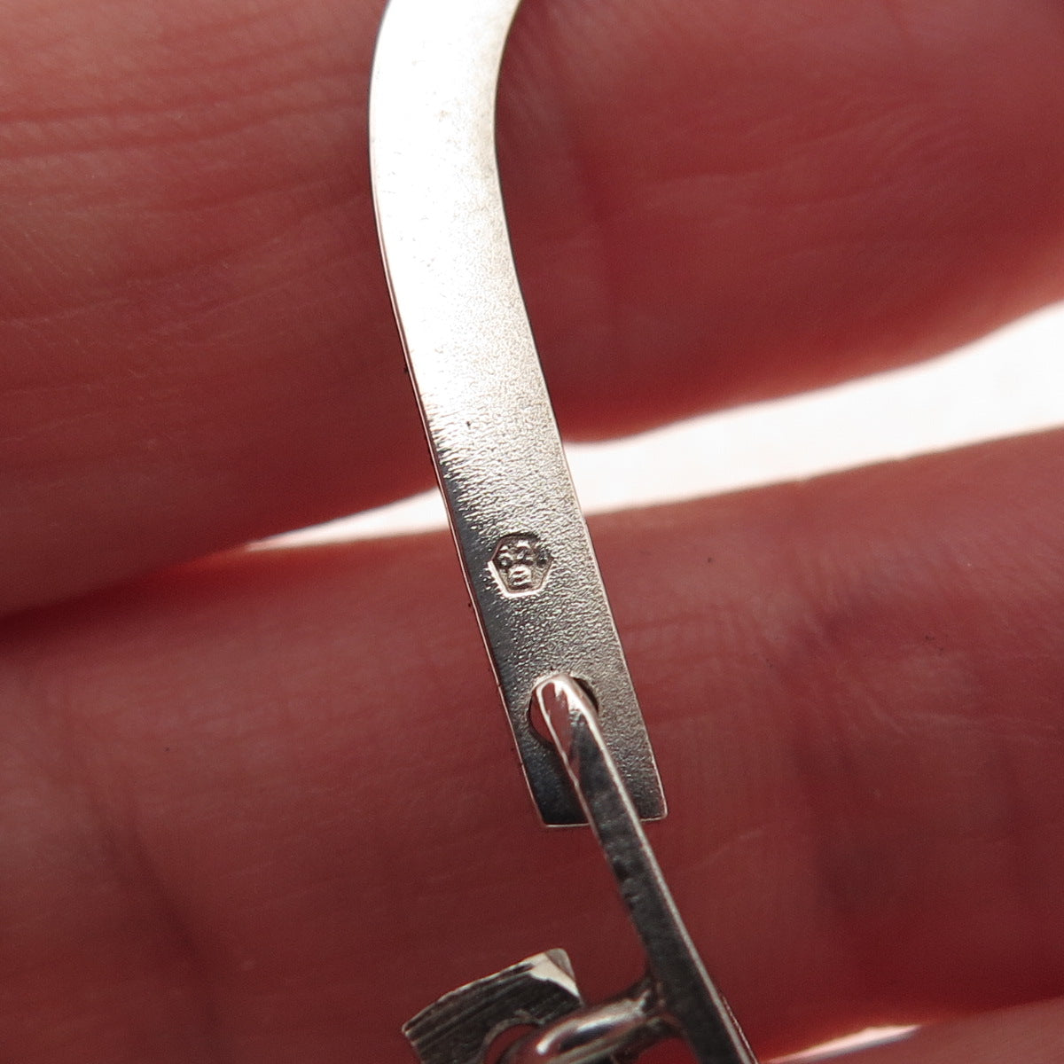 800 Silver Antique Art Deco Rod of Asclepius Symbol Oxidized Key Fob Holder