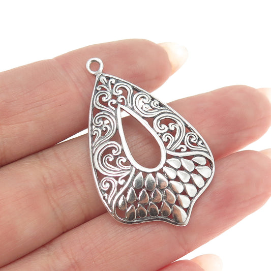 ATI 925 Sterling Silver Vintage Ornate Pendant